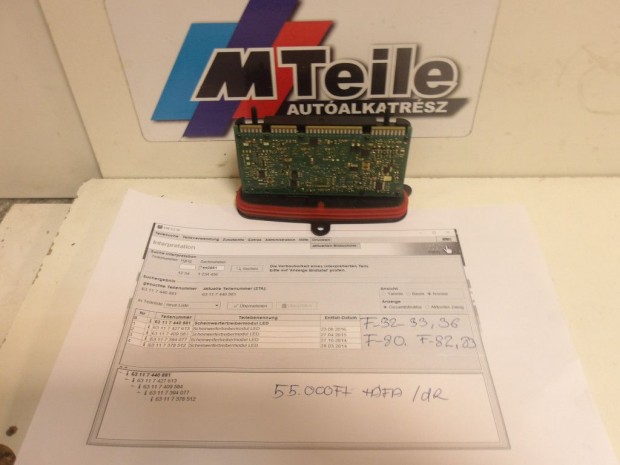 [GYRI BONTOTT] BMW -  XENON VEZRL 3/4-ES F SZRIA 7440881